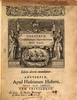 Theatrum Crudelitatum Haereticorum nostri temporis