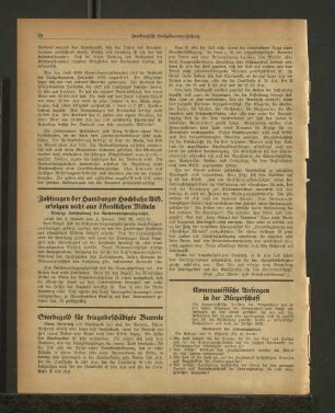 Sterbegeld für kriegsbeschädigte Beamte