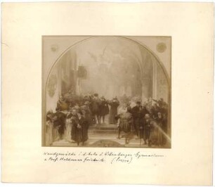 Luther auf dem Reichstag zu Worms (Gemäldeskizze von Woldemar Friedrich)