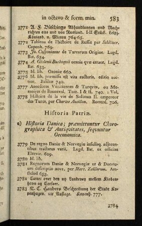 583-601, Historia Patriae.