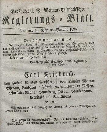 Nr. 4 : 16. Januar 1836