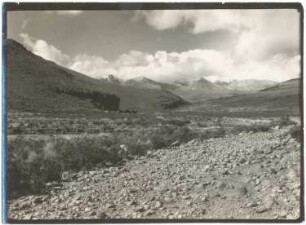 Quebrada Umirpa mit dem Cerro Orcotunco im Hintergrund