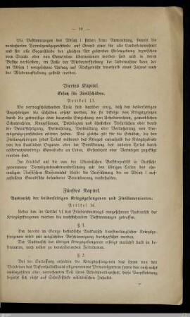 5. Austausch der beiderseitigen Kriegsgefangenen und Zivilinternierten