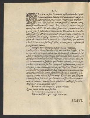 LV. Simul Ante Retroque.