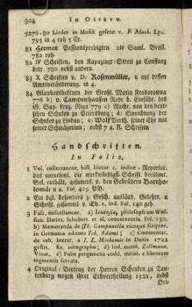 304-315, VI. Libri manuscripta.