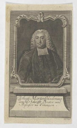 Bildnis des Johann Martin Chladenius