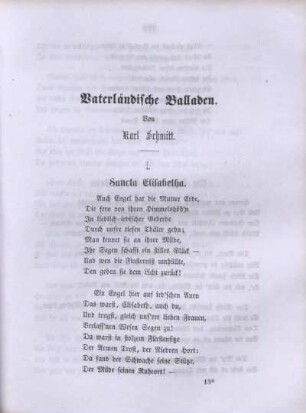 I. Sancta Elisabetha.