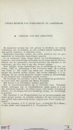S Rijks Museum van Schilderijen te Amsterdam