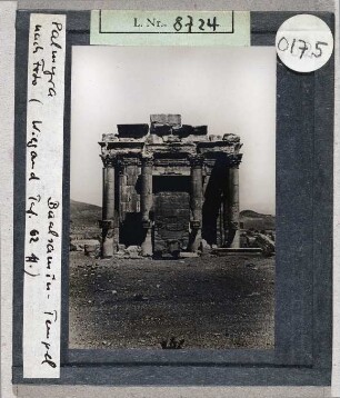 Palmyra: Baalsamin-Tempel