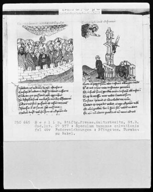 Speculum humanae salvationis — ---, Folio 46versoBuchseite