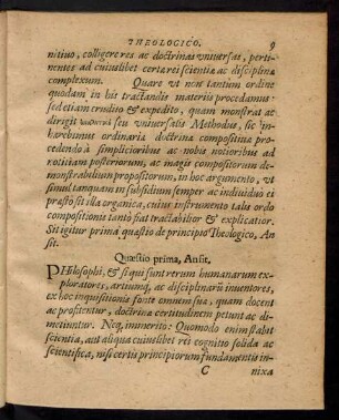 Quaestio prima, An sit.