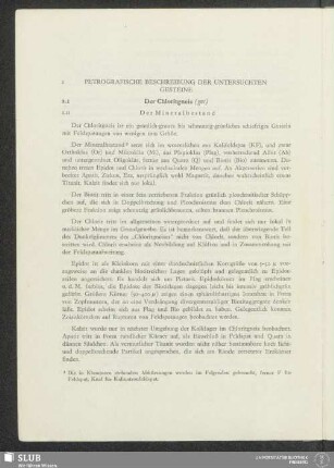 2 Petrographische Beschreibung Der Untersuchten Gesteine