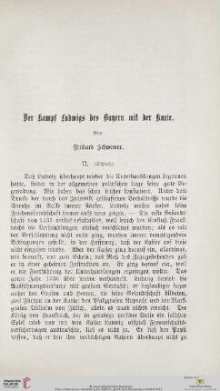 Der Kampf Ludwigs des Bayern mit der Kurie, 2