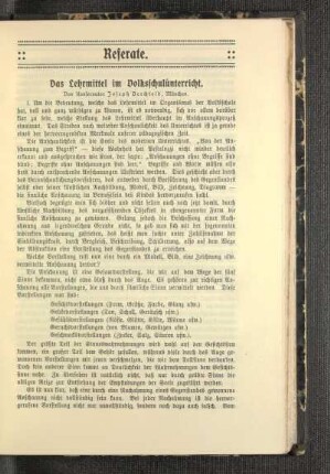 ¬Das¬ Lehrmittel im Volksschulunterricht