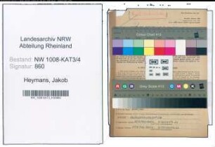 Entnazifizierung Jakob Heymans , geb. 10.03.1898 (Lehrer)