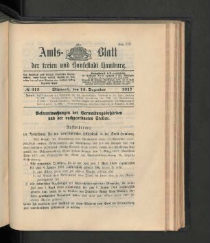 No. 313, 12. Dezember 1917