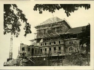 Wiederaufbau in Freiburg