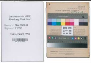 Entnazifizierung Willi Kleinschmidt , geb. 05.11.1895 (Polizist)
