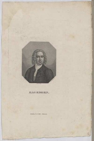 Bildnis des Friedrich von Hagedorn