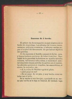 XII Escenas de á bordo.