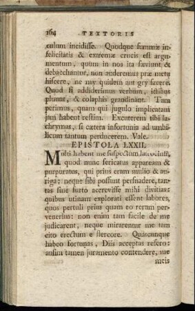 Epistola LXXII. - Epistola CXIII.