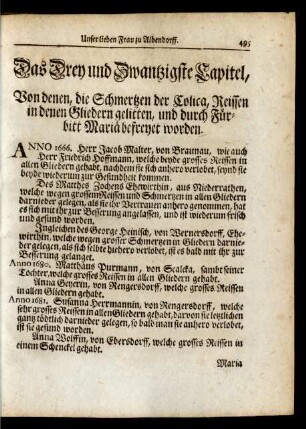 Das Drey und Zwantzigste Capitel ...