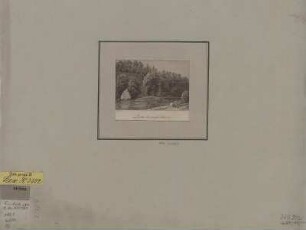 Ansicht der Gegend bei Lohmen, Kupferstich, 1794 : Partie hinter Lohmen / Günther fec. - [Leipzig] , [1794]. - 1 Kunstbl. : Kupferst. ; 10 x 7 cm