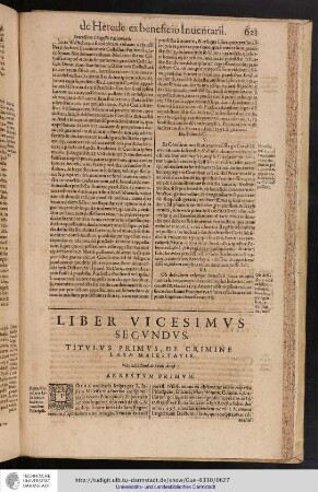 Liber XXII. Titulus I.