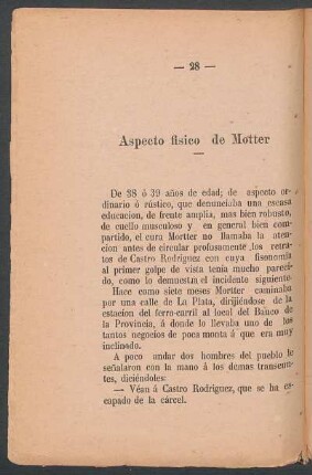 Aspecto físico de Motter