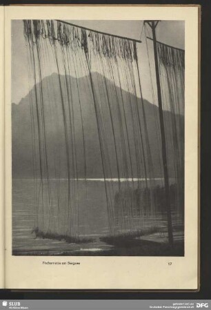 Fischernetze am Bergsee
