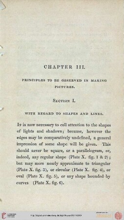 III. Principles to be observed in making pictures