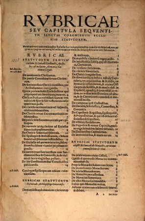 Concilia Provincialia Et Dioecesana Provinciae & Dioecesis Coloniensis : Seorsim & simul omnia, exceptis duobus inter Concilia Generalia nuper editis, nunc demum studiosis piisq[ue] omnibus accuratissime communicata ...