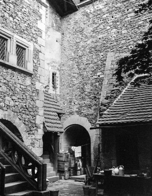 Blick in einen Innenhof