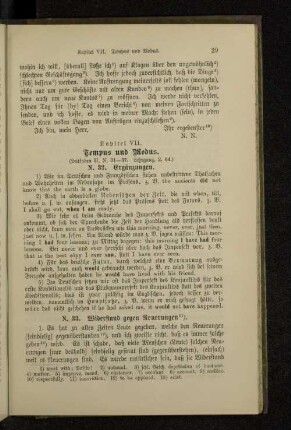 Kapitel VII. Tempus und Modus.