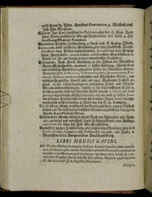 Libri Medici Latini.