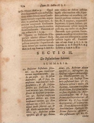 Sectio II. De Postulatione Solenni.