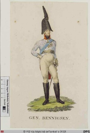 Bildnis Levin August Gottlieb von Bennigsen (1813 Graf)