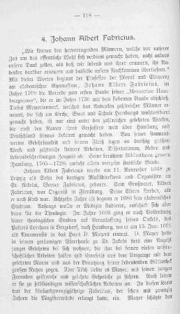 4. Johann Albert Fabricius.