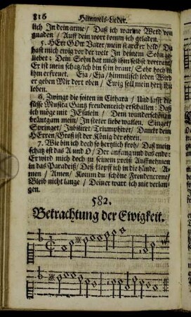 Betrachtung der Ewigkeit.