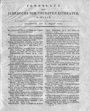 1800-08-09 : 6. Stück