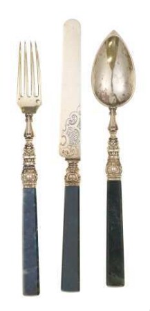 Messer, Gabel und Löffel in Etui, 2006.M.503 a-d