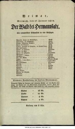 Der Wald bei Hermannstadt