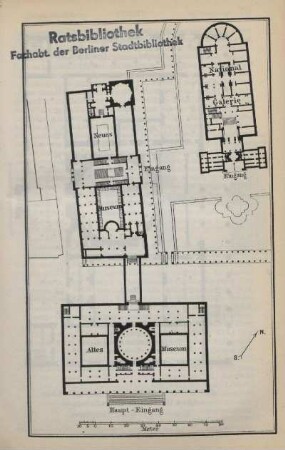Grundriss. Neues Museum, National Galerie und Altes Museum