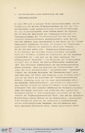 4. Die wissenschaftlichen Angestellten und ihre Arbeitsbedingungen
