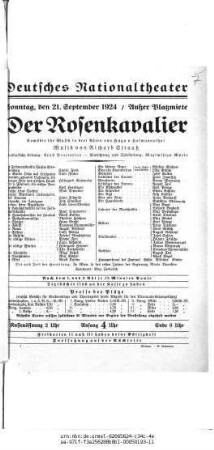 Der Rosenkavalier