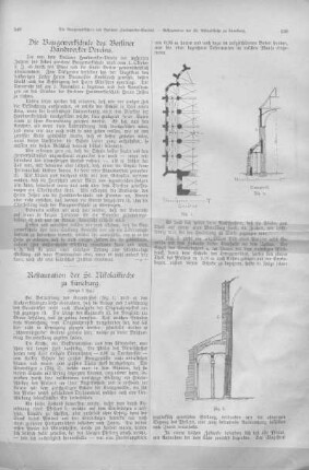 Die Baugewerkschule des Berliner Handwerker-Vereins.