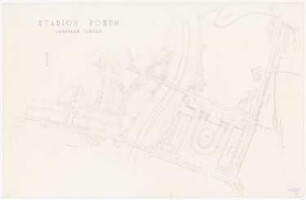Stadion, Posen: Lageplan 1:2000