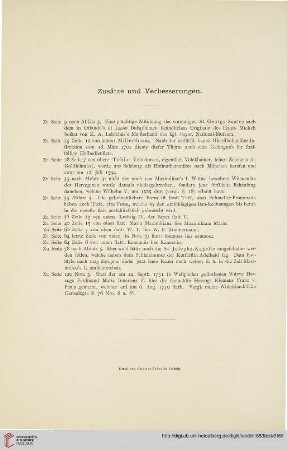 Zusätze und Verbesserungen