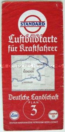 Illustrierte Straßenkarte von Bayern