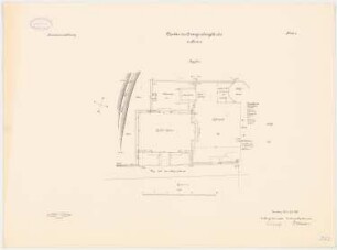Amtsgericht, Bütow: Lageplan 1:200